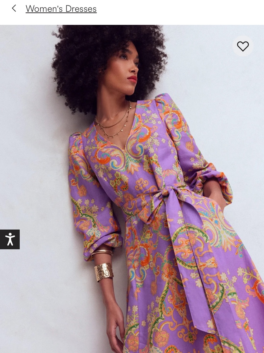Boden FLORENCE LINEN BLEND DRESS - Picture 3 of 7